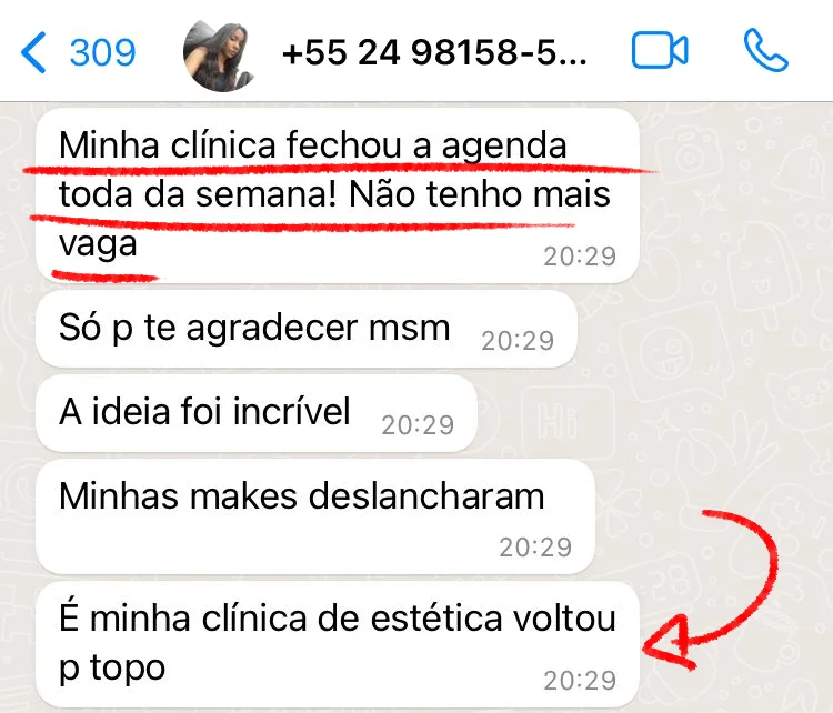 2 - CLINICA DE ESTÉTICA VOLTOU AO TOPO