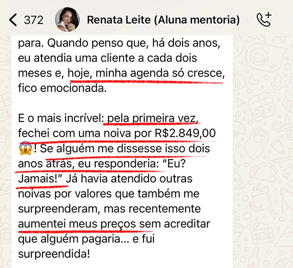 Makeup photos academy - depoimento da Renata leite